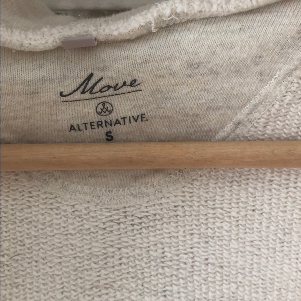 Move by‎ Alternative Apparel Fleece Cardigan Size Small - Picture 4 of 6